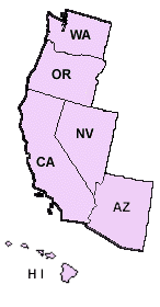 We cover WA, OR, CA, NV & AZ